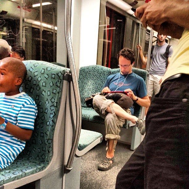 Sweaty train.
