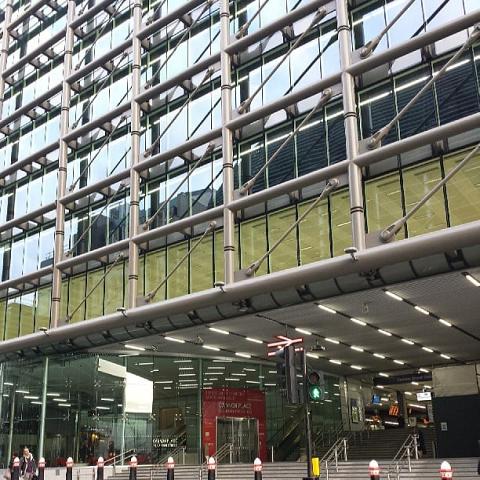 Holy crap! Who landed a Borg cube on top of Cannon Street? by Scott Joyce
