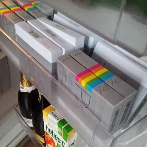 Hipsters have been at this 'fridge... by Scott Joyce