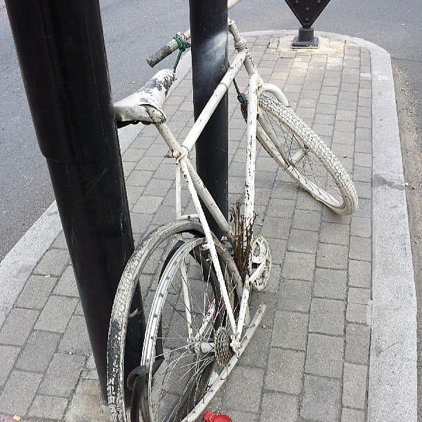 Ghost bike.