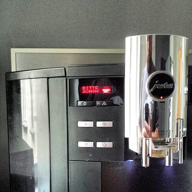 Such a polite coffee machine :)