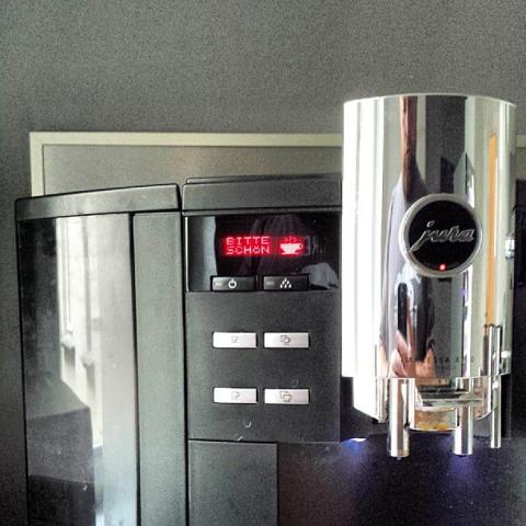 Such a polite coffee machine :) by Scott Joyce