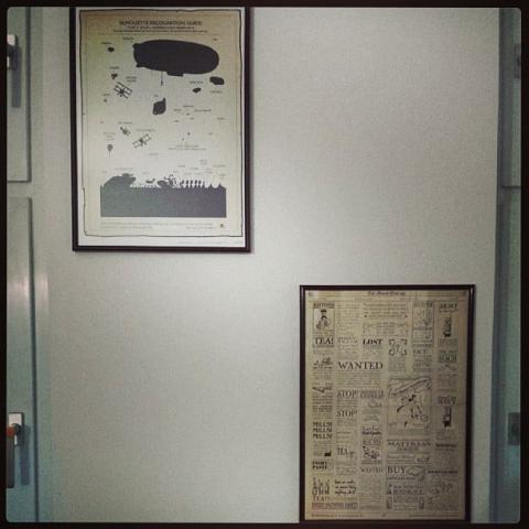 Nice bit of Doctor Geof to brighten up our #Berlin apartment and by Scott Joyce
