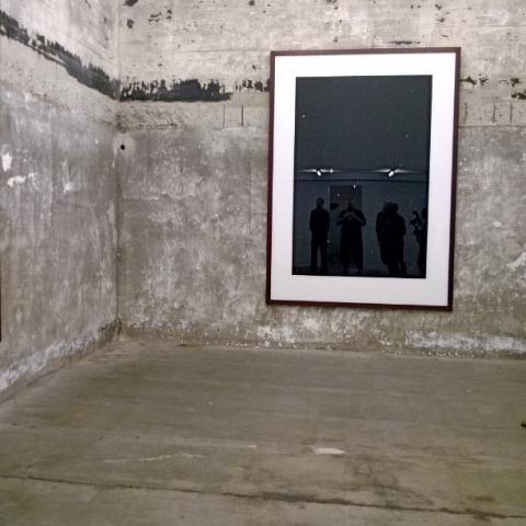 In a bunker. by Scott Joyce