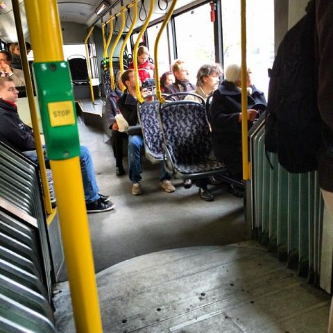 This mornings commute: less fun than yesterday's by Scott Joyce