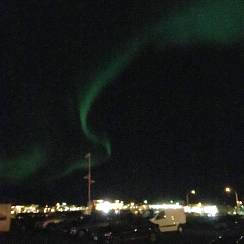 It's rare for them to be bright enough to be seen over the city, by Scott Joyce